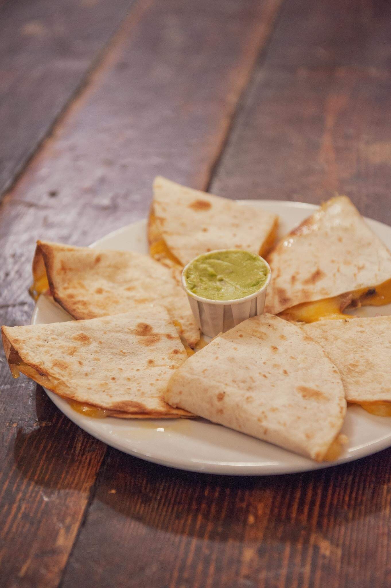 Quesadillas con guacamole